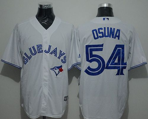 Blue Jays #54 Roberto Osuna White New Cool Base Stitched MLB Jersey - Click Image to Close